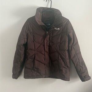 The North Face 600 Fill Brown Down Puffer Coat